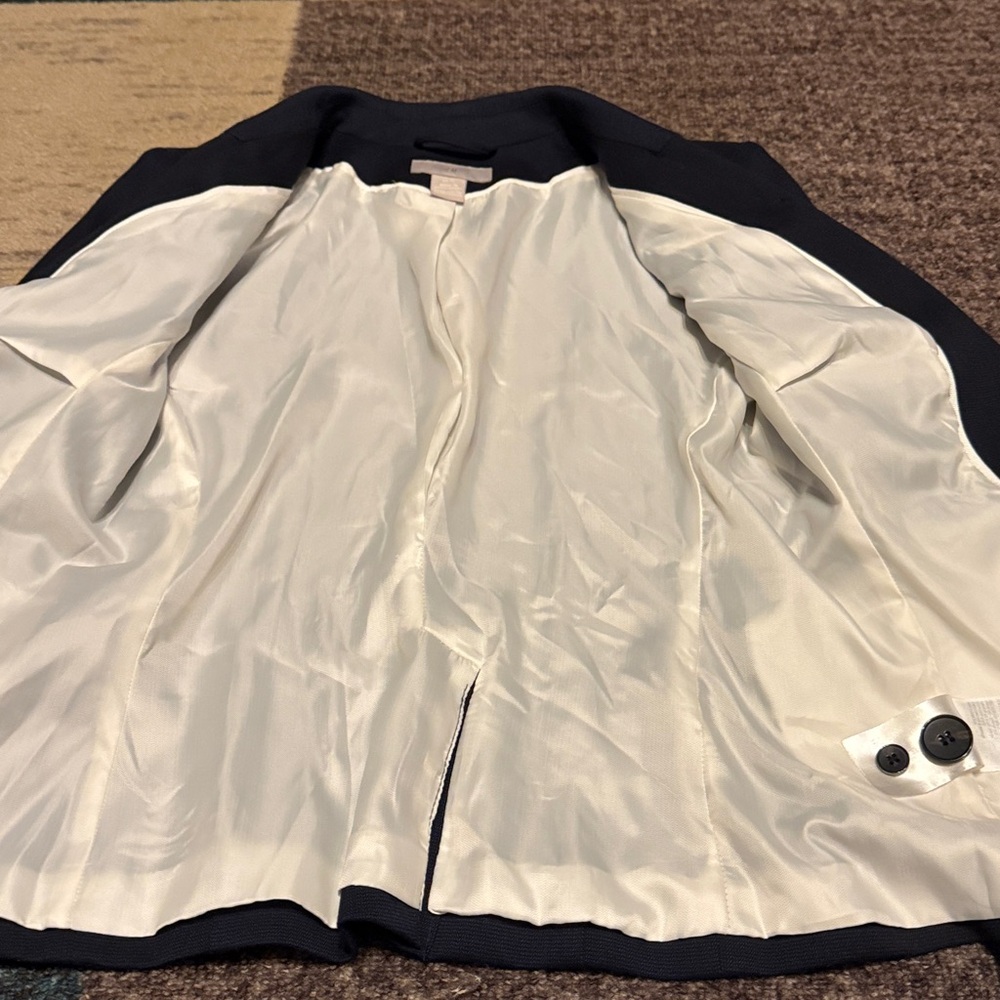 H&M Navy Women's Blazer - Picture 3 of 4